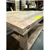Image 2 : Two-Tier Whitewashed Rustic Wood Rectangular Coffee Table (35x20x19.5)