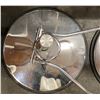 Image 3 : Set of 3 Industrial Stainless Steel Counter Stools with Footrests
