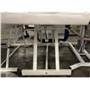 Image 2 : White Vinyl Pedicure / Spa Stool with Adjustable Height Footrest