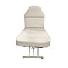 Image 1 : White Vinyl Pedicure / Spa Stool with Adjustable Height Footrest