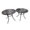 Image 1 : 2-Pcs Round 36" Patio Dining Tables
