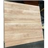 Image 3 : Square Wooden Side Table, H18" x 29" x 29" - some minor wear