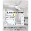 Image 2 : BNIB - TAVZAKE 56" Ceiling Fans White - RV $159.99 - with Light and Remote Control