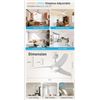 Image 3 : BNIB - TAVZAKE 56" Ceiling Fans White - RV $159.99 - with Light and Remote Control