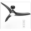 Image 1 : 3-Boxes - BNIB TAVZAKE 42" Ceiling Fans Black - RV: $145.99 Each - with Light and Remote Control