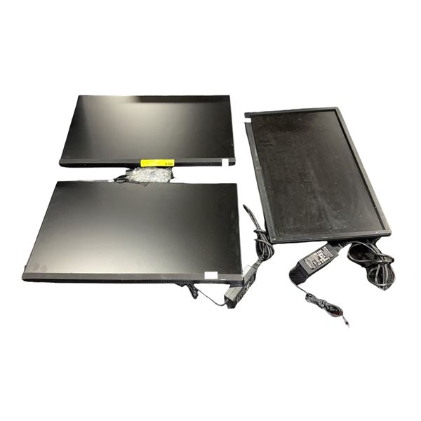 3-Pcs Monitors 21" & 23" - Dell & MSI