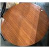 Image 2 : Brown Round Wooden Coffee Table, H16" x Dia. 36"