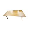 Image 1 : Brown Wooden Dining Table, H29" x W71" x D37" - some minor wear on top