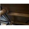 Image 3 : Brown Wooden Dining Table, H29" x W71" x D37" - some minor wear on top