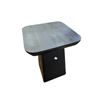 Image 1 : Charcoal Black Square Wooden Side Table, H20" x 15" x 15"