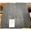 Image 2 : Charcoal Black Square Wooden Side Table, H20" x 15" x 15"
