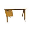 Image 3 : Light Brown Wooden Writing Desk, H31.5" x W44" x D20"