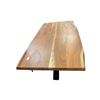 Image 1 : Vintage Console Table with Veneer Top, Wash Walnut, 66" x 18" x 30"