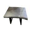 Image 1 : Charcoal Black Square Wooden Side Table, H24" x W24" x D20" - RV $245