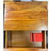 Image 2 : Noble Wooden Coffee Table, Chestnut, H22" x W22" x D16"