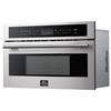 Image 3 : BNIB -  Forno Built In Microwave And Convection Oven, 30 inch Exterior Width, 1.6 cu. ft. Capacity, 