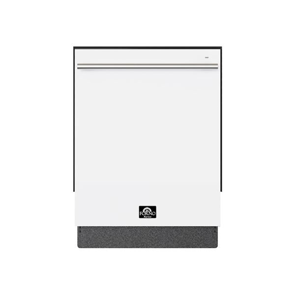 Forno Romano Espresso 24 in. Built-In Tall Tub, Top Control, White Dishwasher, 52 dBA, ENERGY STAR i