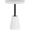 Image 1 : BNIB - Moe's Foundation Outdoor Accent Table White - RV $329 USD