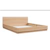 Image 3 : BNIB - Moe's Round Off King Bed Oak - 80.5in W x 84.5in D x 30.25in H - RV $2,649
