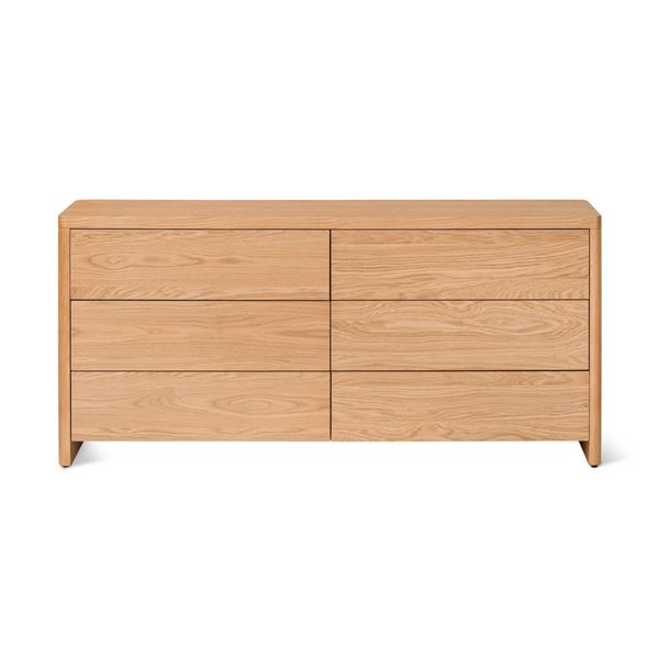 BNIB - Sunday's Form Dresser Oak - 64in W x 18in D x 30in H - RV $2,250