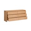 Image 4 : BNIB - Sunday's Form Dresser Oak - 64in W x 18in D x 30in H - RV $2,250