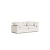 Image 4 : Sunday's Movie Night Large 96" 2 over 2 Sofa - Cream - 90in W x 45in D x 32in H - RV $2,860 (From Oo