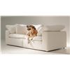 Image 5 : Sunday's Movie Night Large 96" 2 over 2 Sofa - Cream - 90in W x 45in D x 32in H - RV $2,860 (From Oo