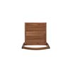 Image 4 : BNIB - Sunday's Plane Stool Walnut - 19in W x 19in D x 33in H - RV $570