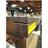 Image 4 : Dark Brown Wooden Coffee Table, H18" x W50" x D26" - RV $445