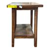 Image 1 : Brown Wooden End Tables, H24.5" x 16" x 17" - RV $195