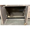 Image 3 : Light Brown Distressed Wood 4-Door Sideboard, H24" x W70" x D20"