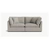 Image 1 : BNIB - 2pc Sundays Modular Chill Time Love Seat, Heather - RV $2,860 - 84" W x 42"D x 36" H