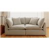 Image 3 : BNIB - 2pc Sundays Modular Chill Time Love Seat, Heather - RV $2,860 - 84" W x 42"D x 36" H