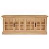 Image 1 : BNIB - Moe's Raymond Sideboard Natural - RV $3,549 - 78" L x 20" W x 32" H