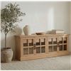 Image 3 : BNIB - Moe's Raymond Sideboard Natural - RV $3,549 - 78" L x 20" W x 32" H