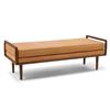 Image 1 : BNIB - Article Ansa 54" Bench Charme Tan - RV $1,049 - 18in H x 54in W x 22in D