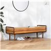 Image 4 : BNIB - Article Ansa 54" Bench Charme Tan - RV $1,049 - 18in H x 54in W x 22in D