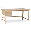 Image 1 : BNIB - Article Krossa 58.5" Desk - White Oak - RV $1,199 - 29.75in H x 58.5in W x 27.5in D