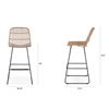 Image 4 : BNIB - Article Selka Bar Stool Natural - RV $449