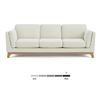 Image 2 : BNIB - Article Ceni 83" Sofa Buckler Ivory - RV $1,449 - 31in H x 83in W x 35in D