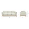Image 3 : BNIB - Article Ceni 83" Sofa Buckler Ivory - RV $1,449 - 31in H x 83in W x 35in D