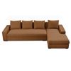 Image 1 : BNIB - Moe's Thomas Sectional Right Facing - Rust - RV $5.349 - 125in W x 41in D x 36in H