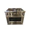 Image 1 : Forno Massimo 36in Freestanding Electric Range Stainless Steel, 5 Elements, 5.36 cu.ft. with Air Fry