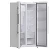 Image 3 : Forno Salerno 36-inch Side-by-Side, 20 cu.ft Refrigerator in White with Ice & Water Dispenser - ENER