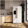 Image 4 : Forno Salerno 36-inch Side-by-Side, 20 cu.ft Refrigerator in White with Ice & Water Dispenser - ENER