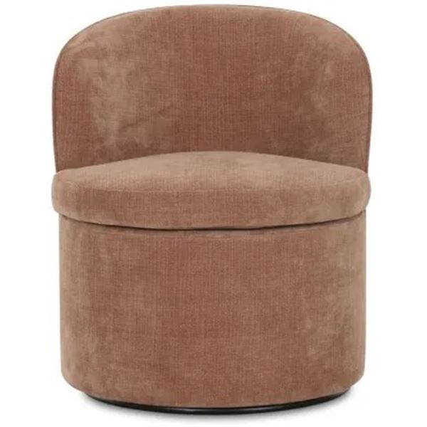 BNIB - Moe's Dane Swivel Dining Chair Heritage Pink - RV $929 - 25.60in W x 25.60in D x 31.90in H
