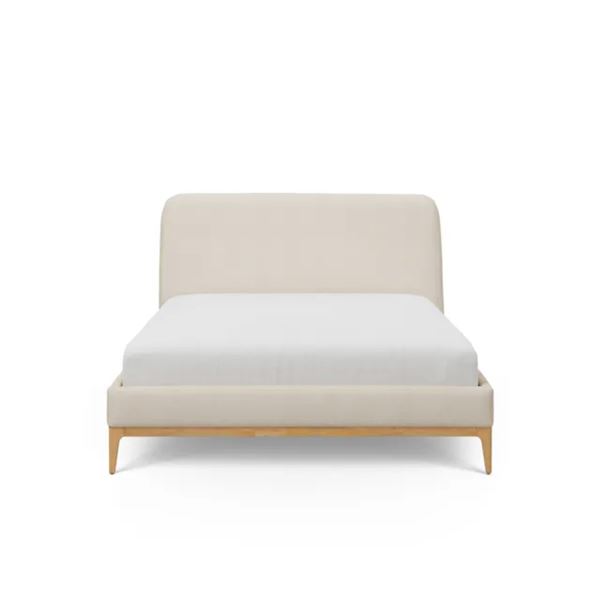 BNIB - Article Rosin Queen Upholstered Bed Sand Ivory - RV $1,599 - 44"H x 64.75"W x 86.5"D
