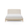 Image 1 : BNIB - Article Rosin Queen Upholstered Bed Sand Ivory - RV $1,599 - 44"H x 64.75"W x 86.5"D