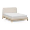 Image 2 : BNIB - Article Rosin Queen Upholstered Bed Sand Ivory - RV $1,599 - 44"H x 64.75"W x 86.5"D