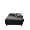 Image 4 : New - Modern Charcoal Gray Leather Armchair, W39